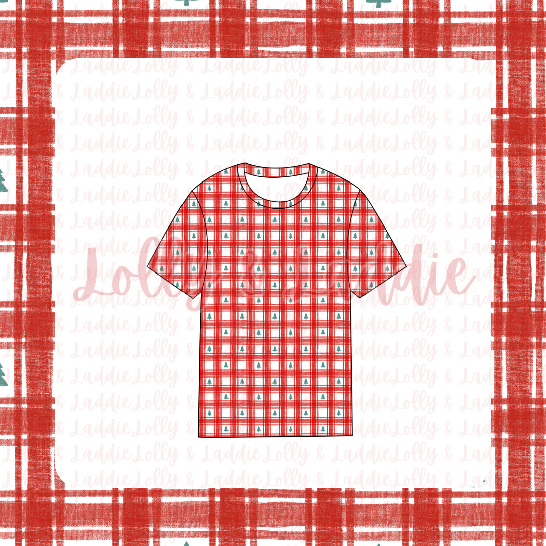 Tree-Mendous Tidings - Adult (Short-Sleeve Pajama Top) (PRE-ORDER)