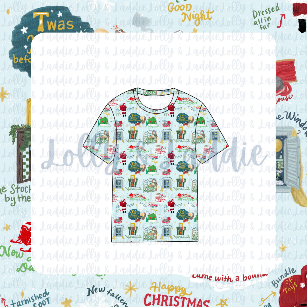 All Through The House - Adult (Short-Sleeve Pajama Top) (PRE-ORDER)