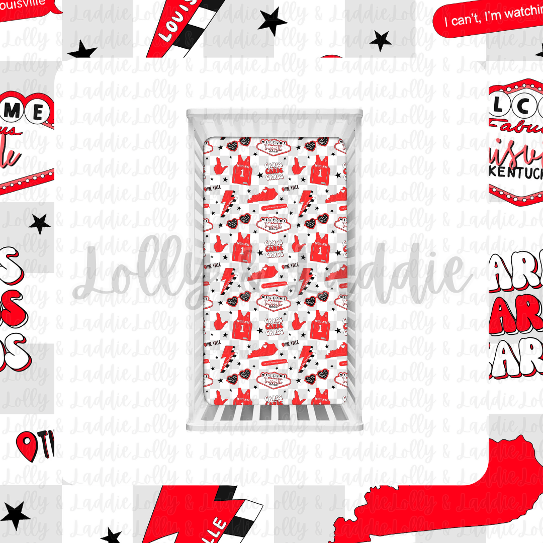River City Red - Fitted Sheet (READY-TO-SHIP)