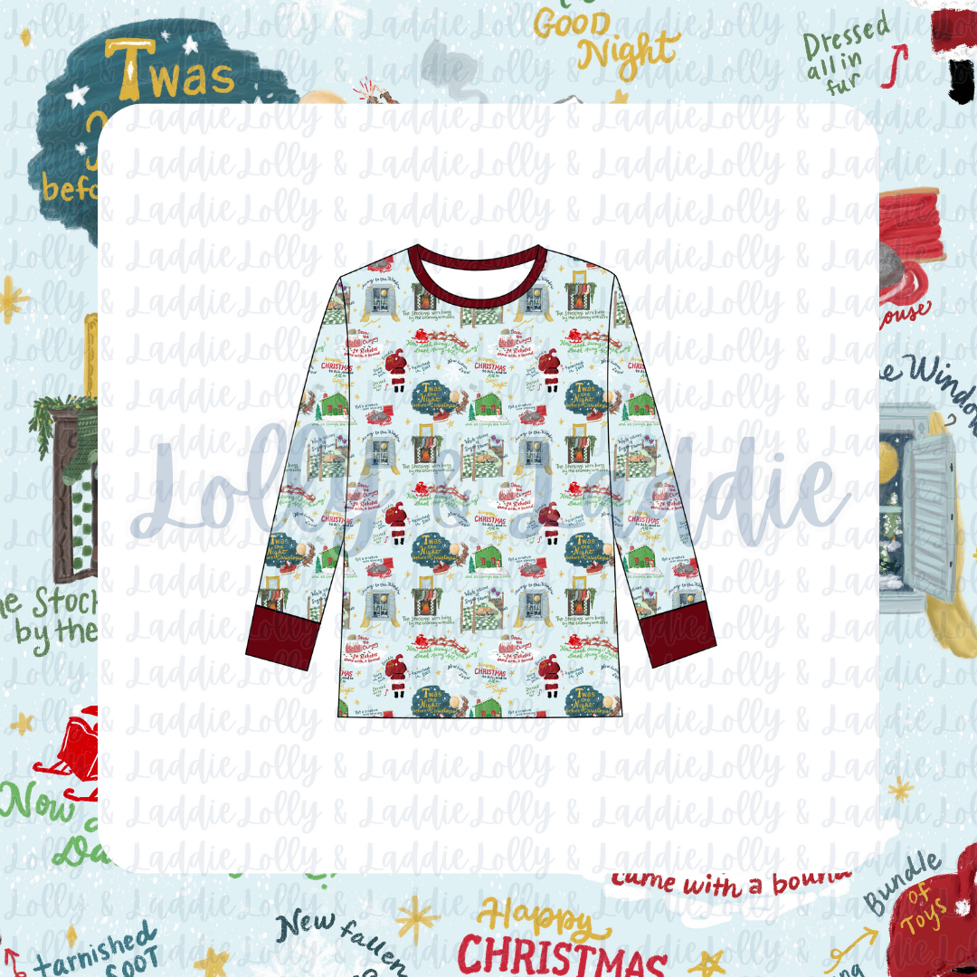 All Through The House - Adult (Long-Sleeve Pajama Top) (PRE-ORDER)