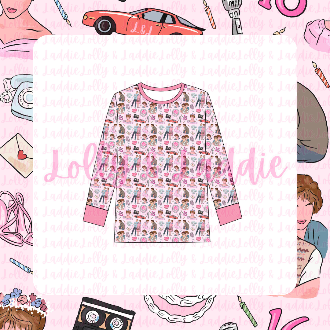 Make A Wish - Adult (Long-Sleeve Pajama Top) (READY-TO-SHIP)