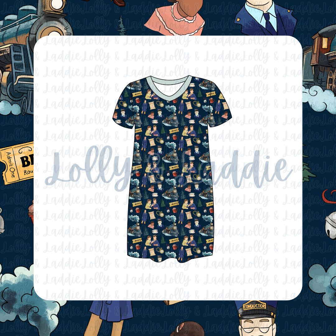Magic Carpet On A Rail - Women’s Sleep Dress (PRE-ORDER)