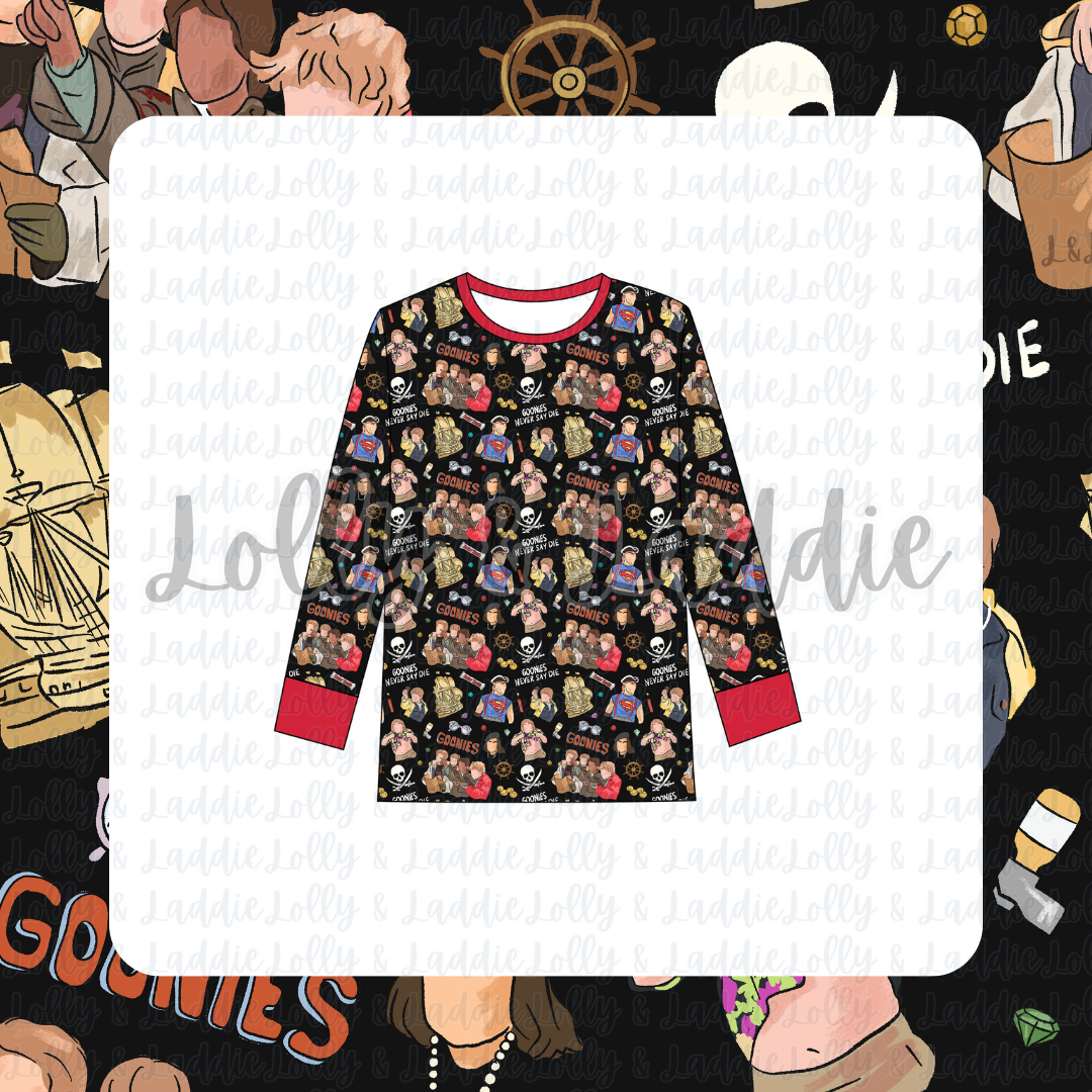 Hey You Guys! - Adult (Long-Sleeve Pajama Top) (READY-TO-SHIP)