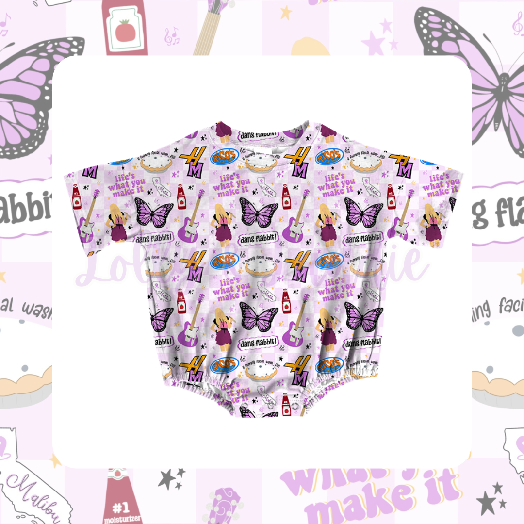 Best Of Both Worlds TShirt Bubble Romper Lolly & Laddie Boutique