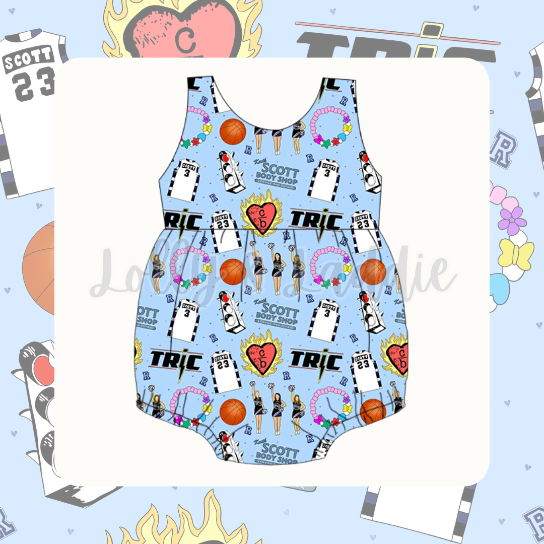 There's Only OTH (Blue) - 18 Month Tank Bubble Romper (OLD MANUFACTURER/FINAL SALE)