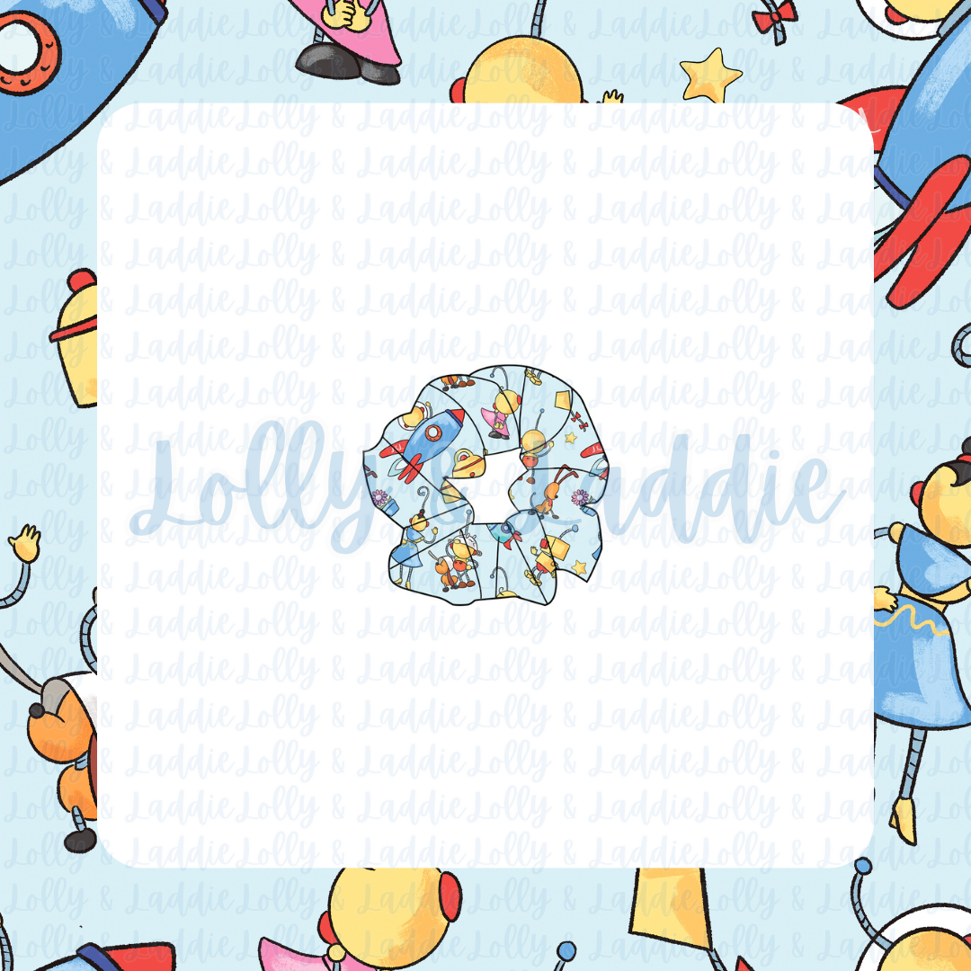 Beep, Boop, & Beyond - Adult Scrunchie (PRE-ORDER)