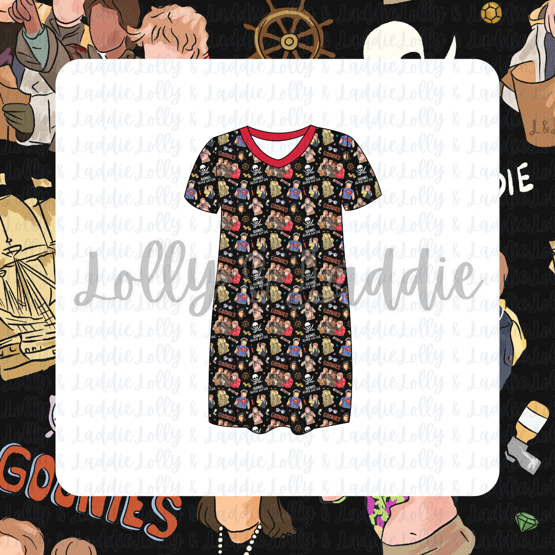 Hey You Guys! - Women’s Sleep Dress (READY-TO-SHIP)
