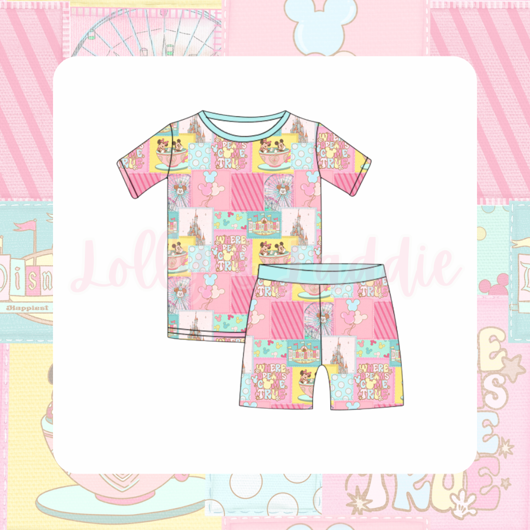 Where Dreams Come True - Size 7 Kid Short Set (OLD MANUFACTURER/FINAL SALE)