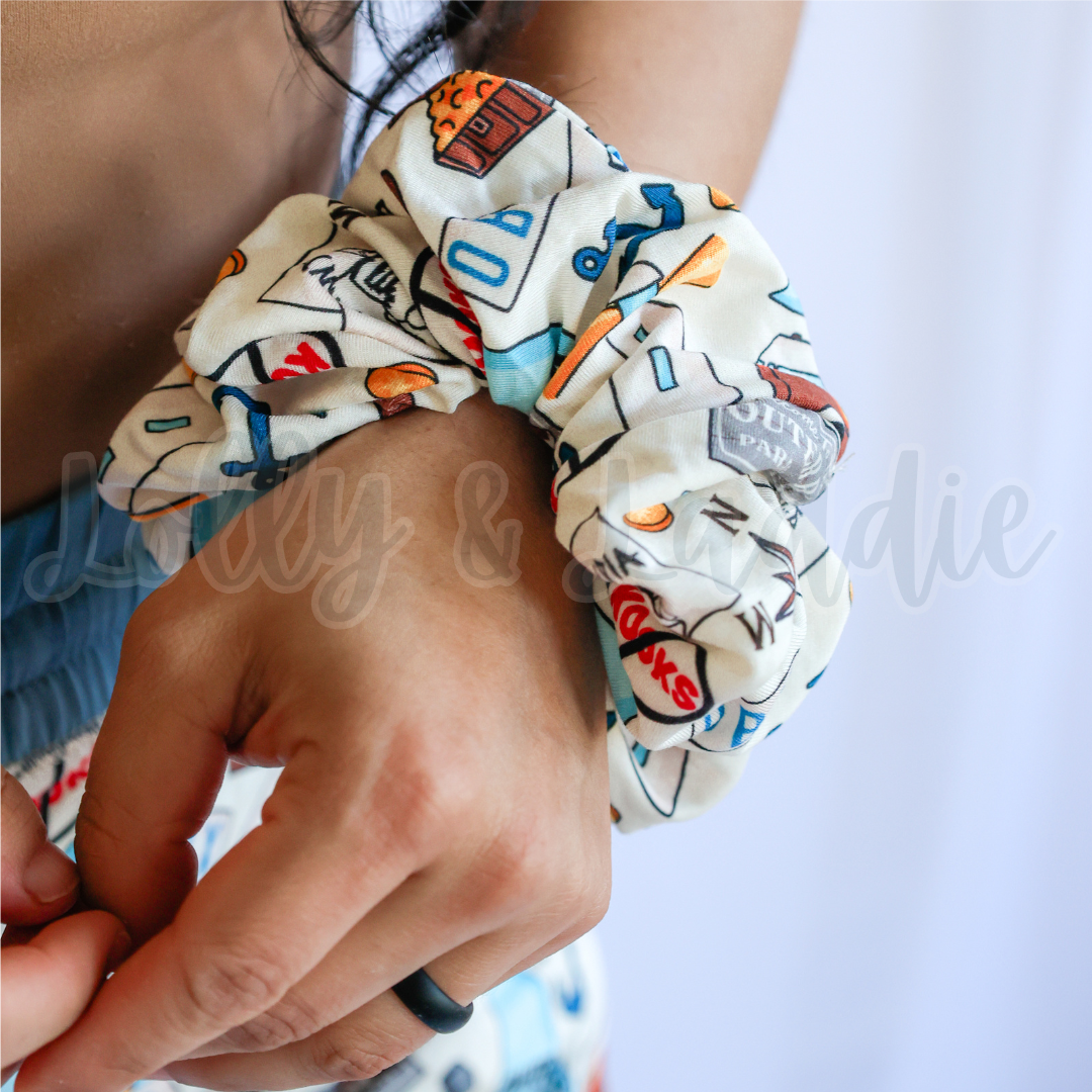 Gold Rush Summer - Adult Scrunchie (READY-TO-SHIP)