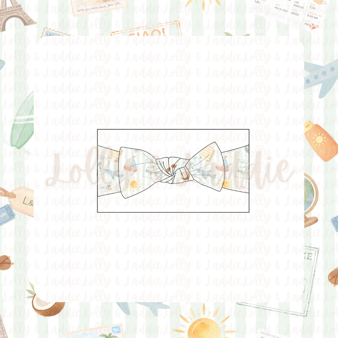 Wish You Were Here - Baby Headband (READY-TO-SHIP)