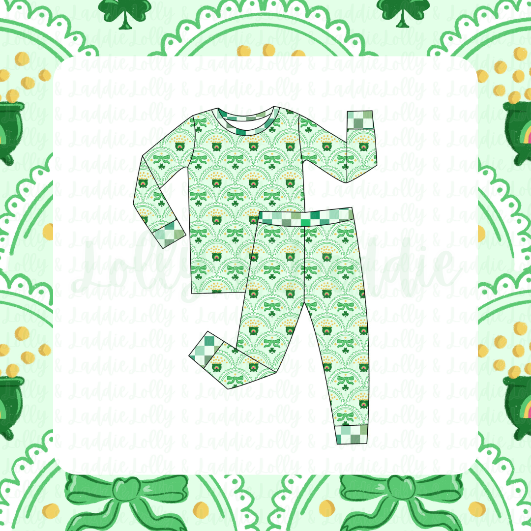 Clover Cutie - Kid (Pant Set) (READY-TO-SHIP)