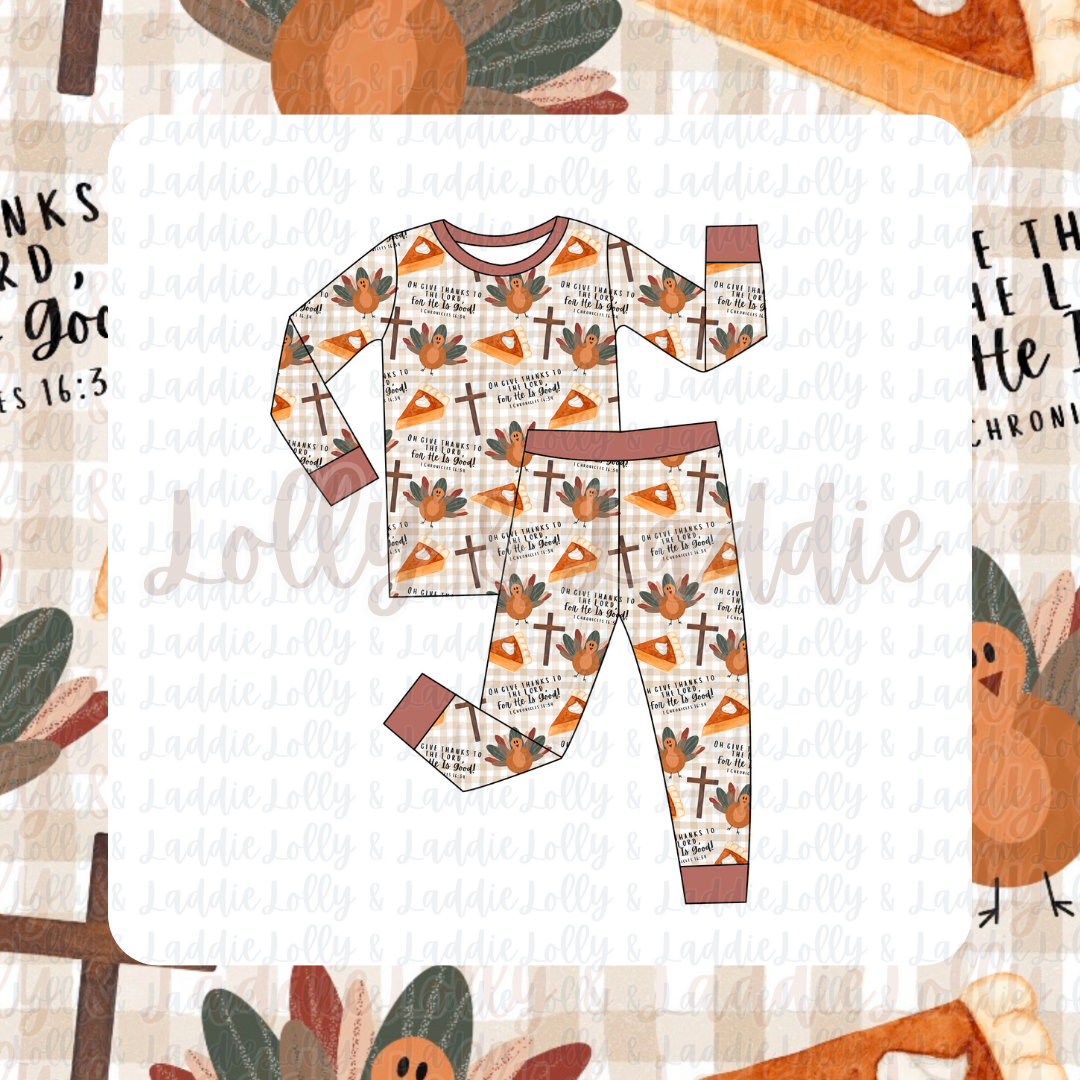Give Thanks - Kid (Pant Set) (PRE-ORDER)