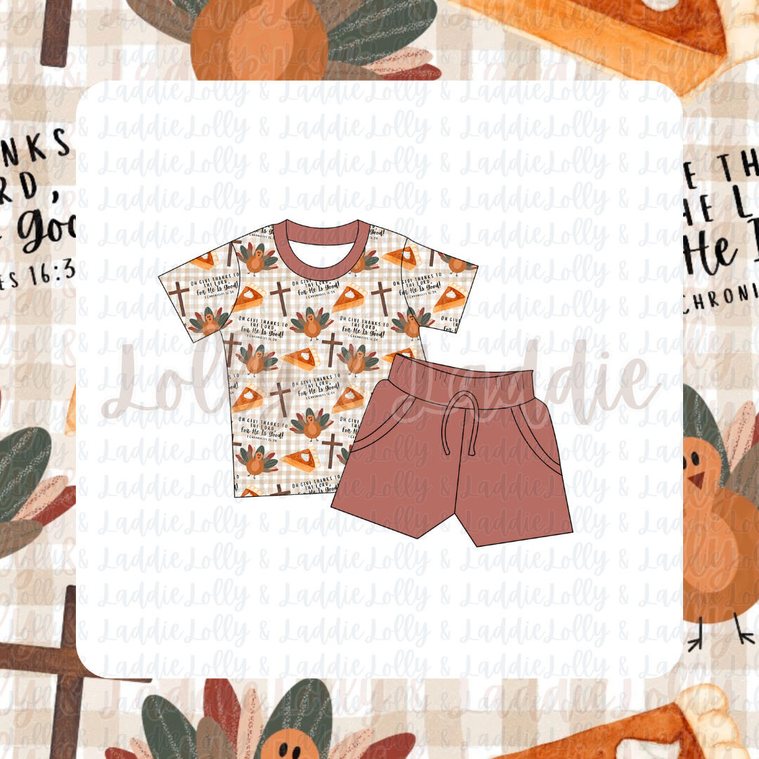 Give Thanks - Kid (Short Sleeve Play Set) (PRE-ORDER)
