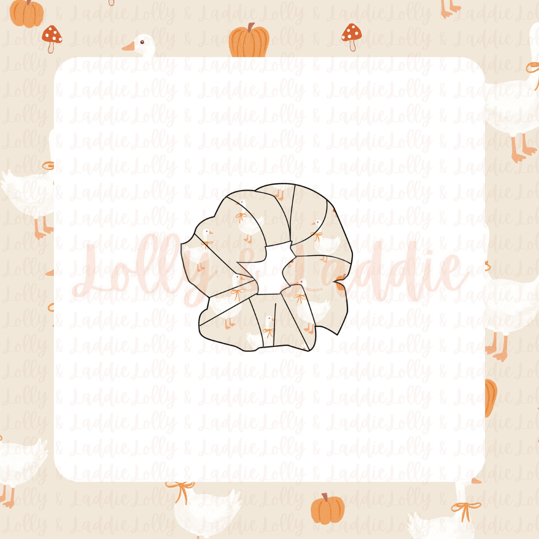 The Great Pumpkin Waddle - Adult Scrunchie (PRE-ORDER)