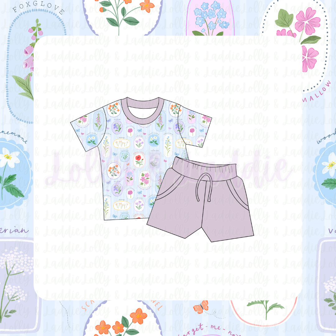 In Full Bloom - Kid (Short Sleeve Play Set) (READY-TO-SHIP)