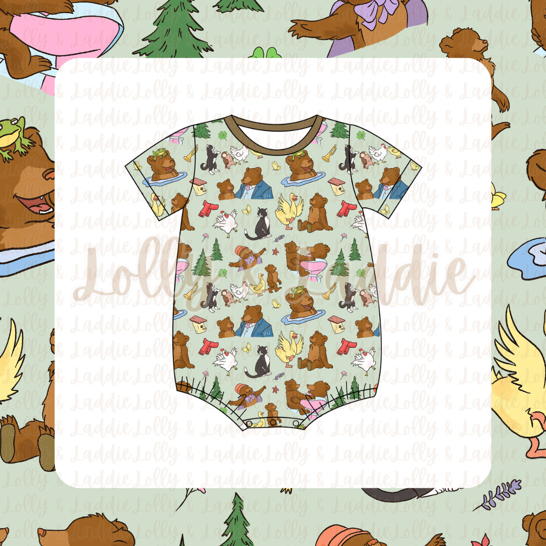 Little Cub, Big World - T-Shirt Romper (PRE-ORDER)