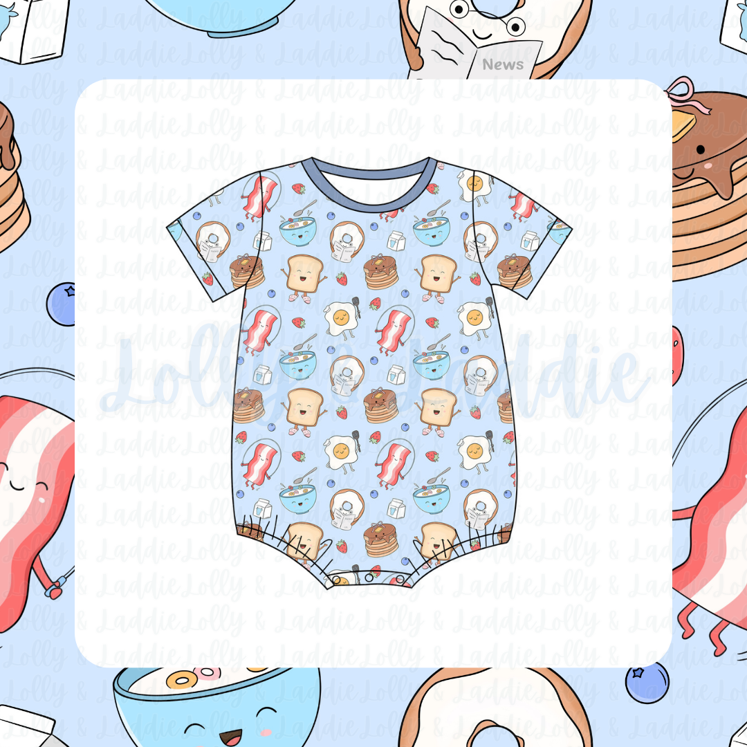 Wakey, Wakey - T-Shirt Romper (READY-TO-SHIP)
