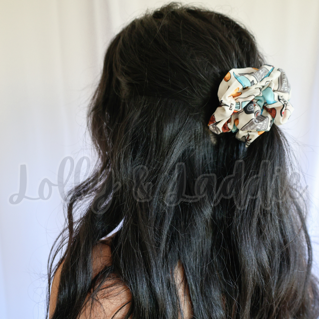 Gold Rush Summer - Adult Scrunchie (READY-TO-SHIP)