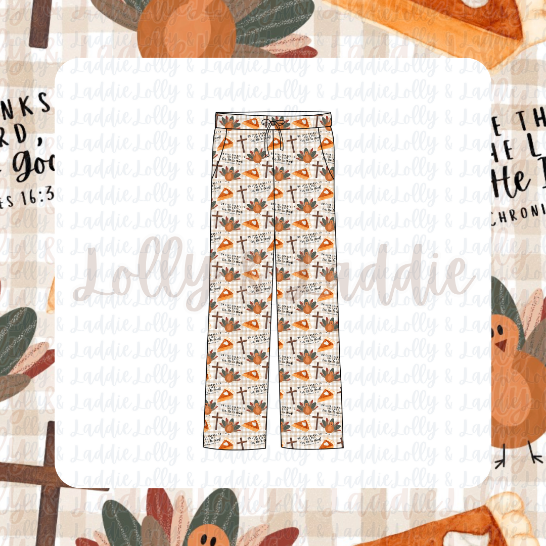 Give Thanks - Adult (Lounge Pants) (PRE-ORDER)
