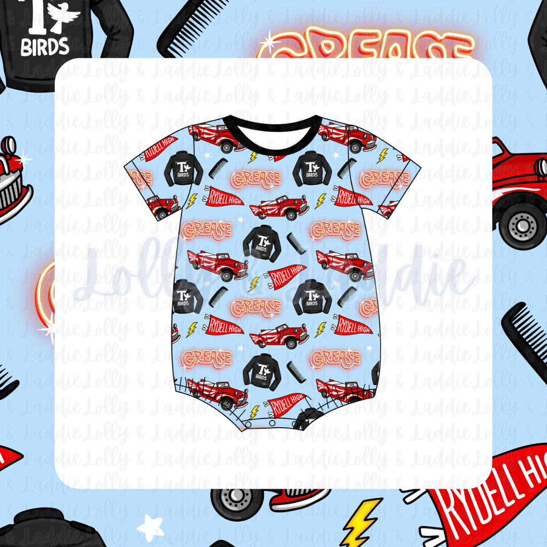 Thunder Road - T-Shirt Romper (READY-TO-SHIP)