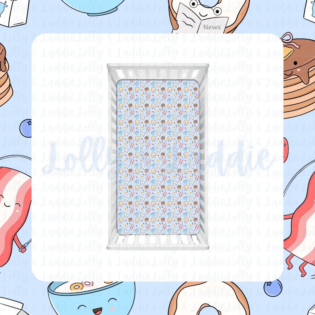 Wakey, Wakey - Fitted Sheet (READY-TO-SHIP)