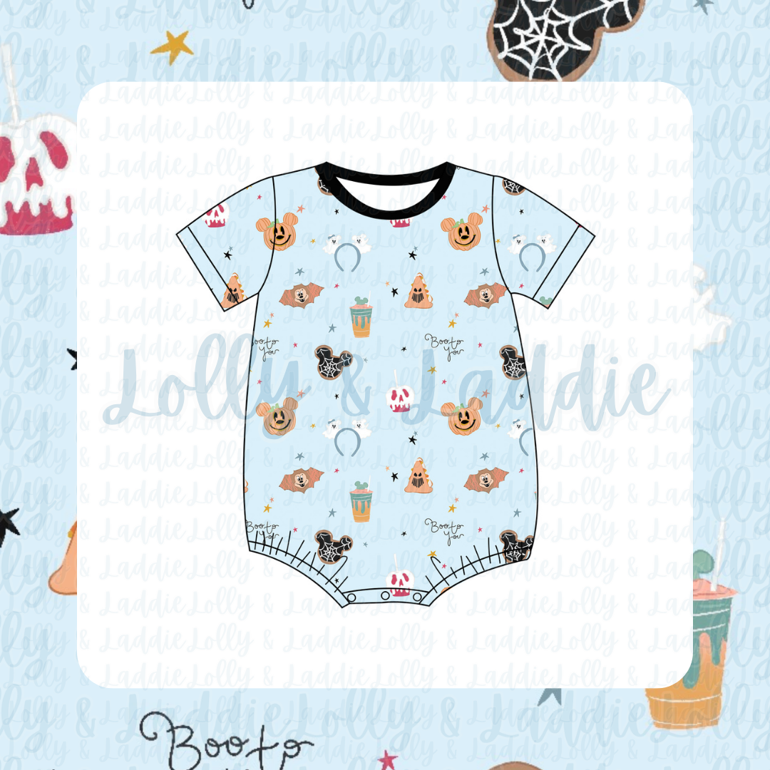 Spooky Ever After - T-Shirt Romper (PRE-ORDER)