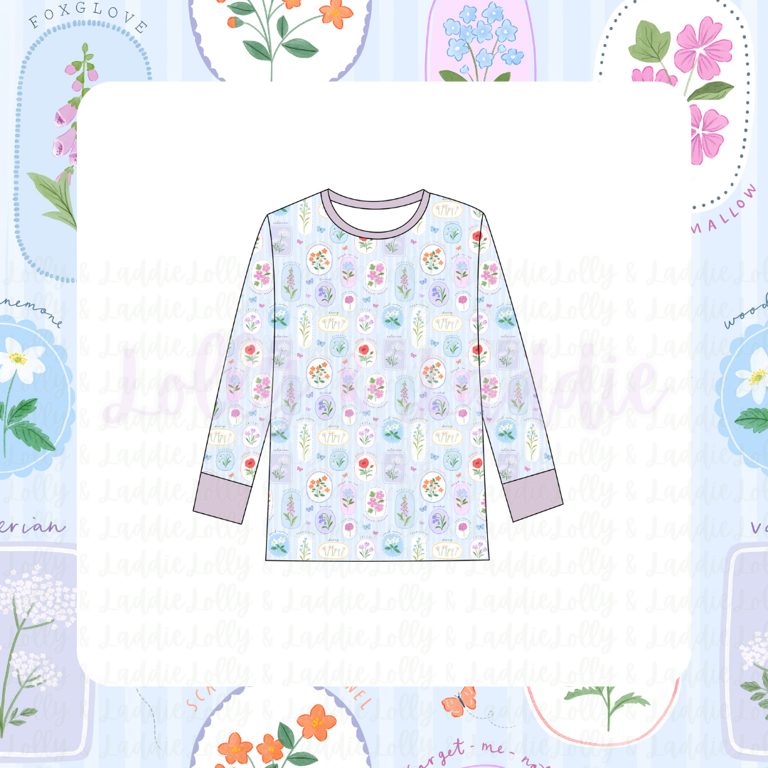 In Full Bloom - Adult (Pajama Top) (READY-TO-SHIP)