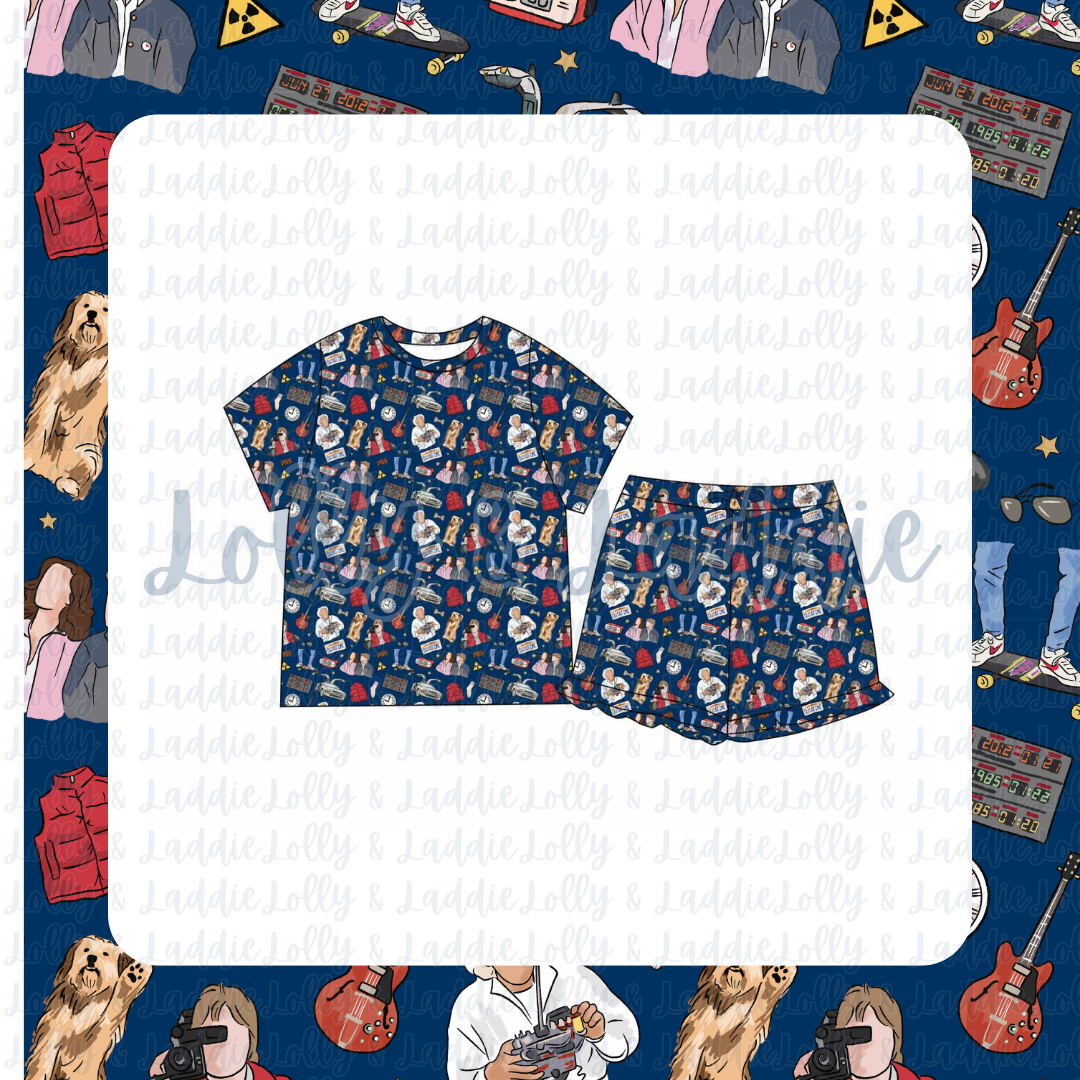 Retro Rewind - Women's Shorts Set (READY-TO-SHIP)