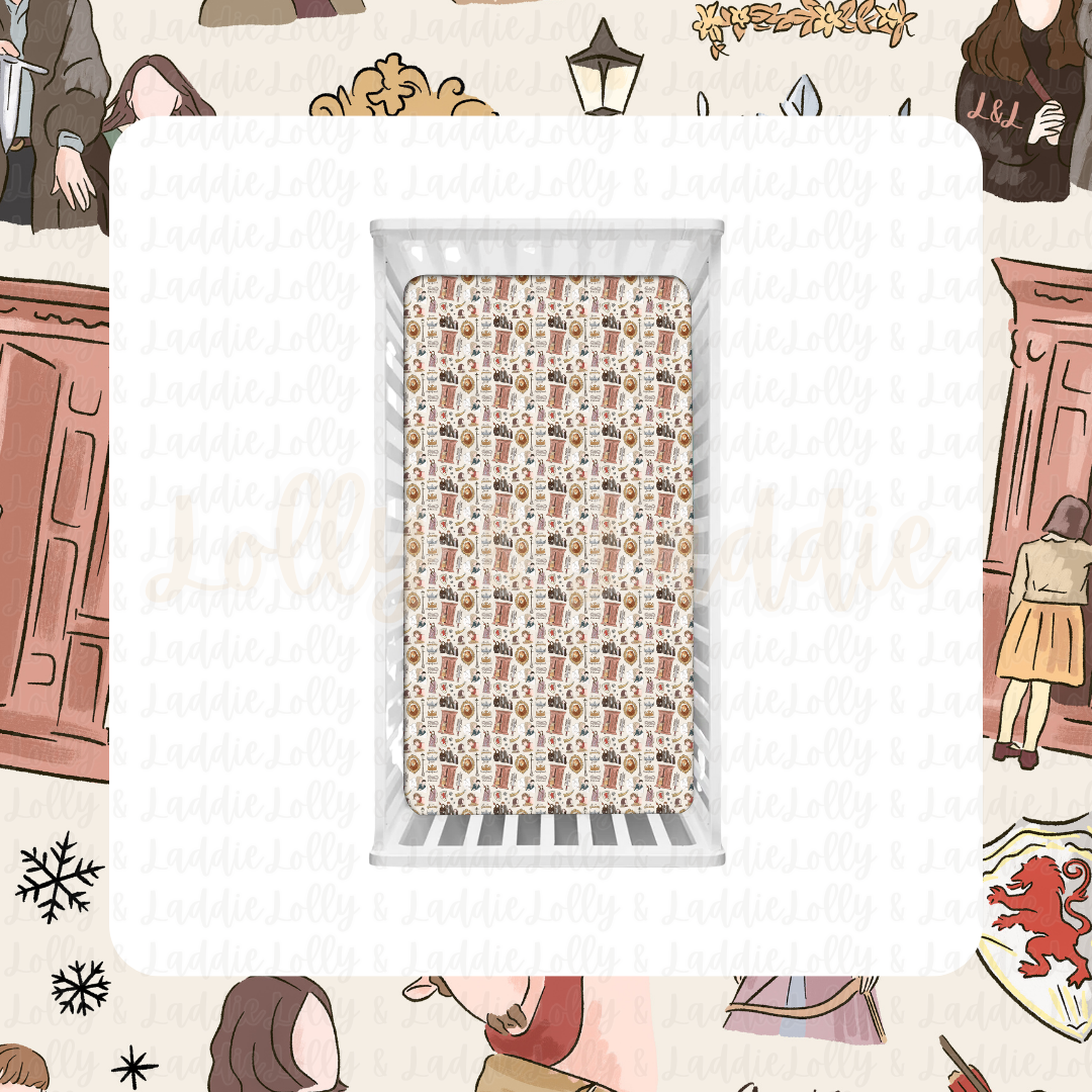 Through The Wardrobe - Fitted Sheet (READY-TO-SHIP)