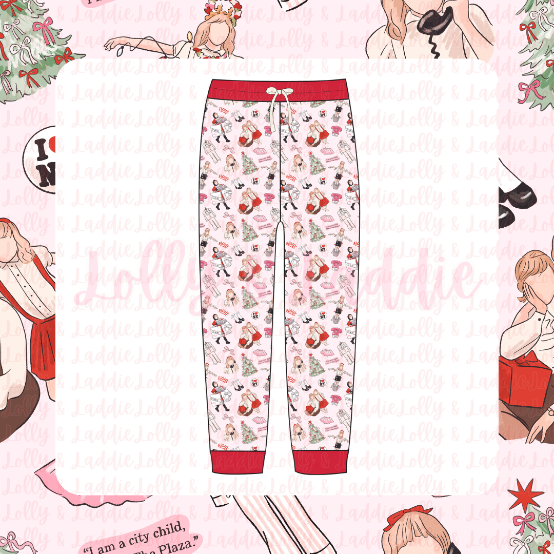 Christmas At The Plaza - Adult (Jogger Pants) (PRE-ORDER)