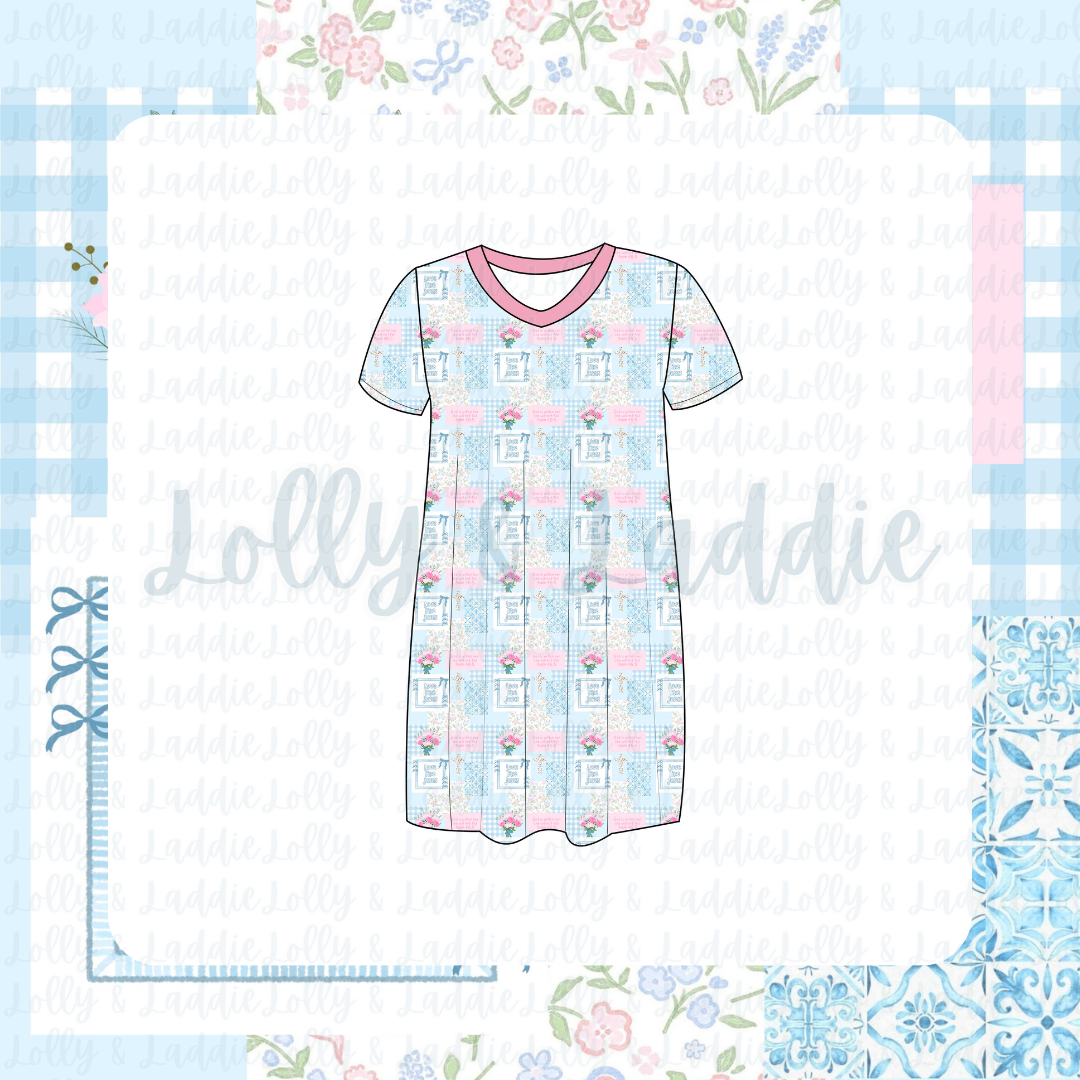 Love Like Jesus - Women’s Sleep Dress (READY-TO-SHIP)
