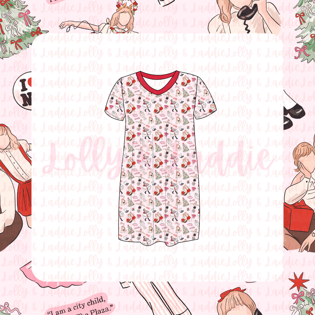 Christmas At The Plaza - Women’s Sleep Dress (PRE-ORDER)