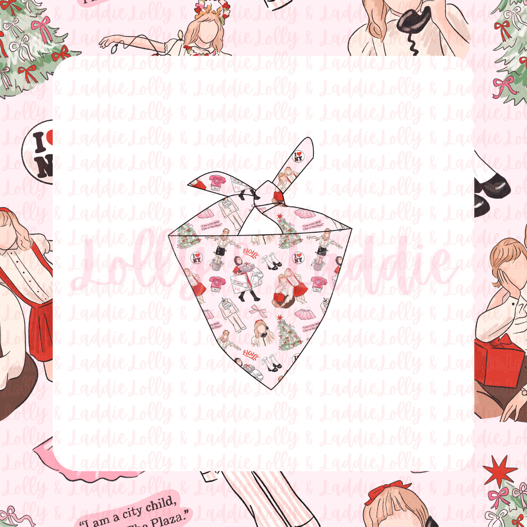 Christmas At The Plaza - Pet Bandana (PRE-ORDER)