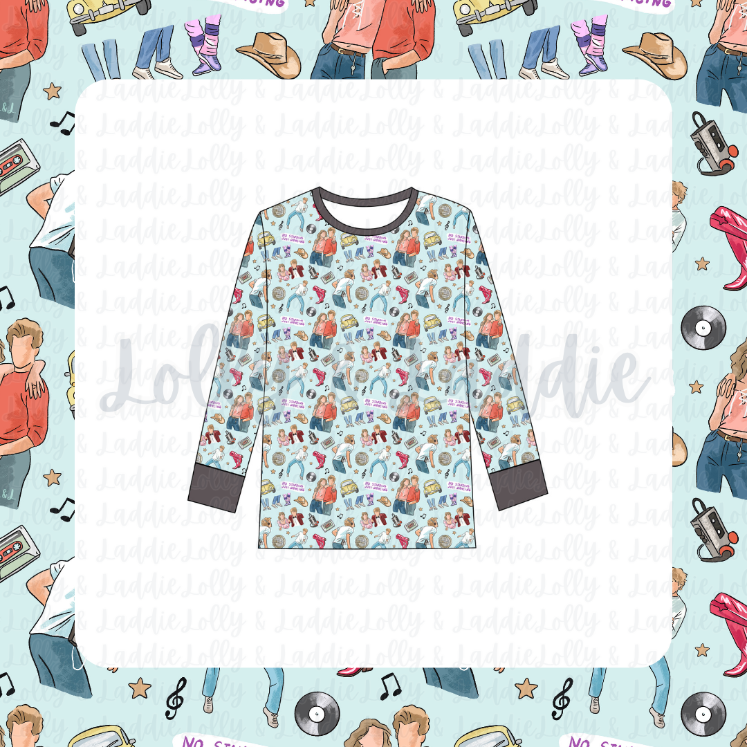 Cut Loose - Adult (Long-Sleeve Pajama Top) (READY-TO-SHIP)