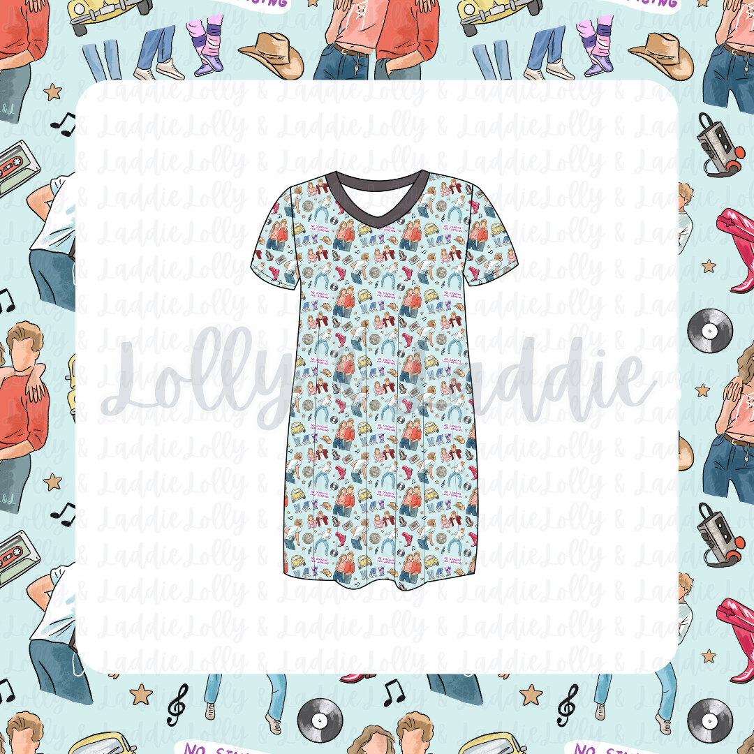 Cut Loose - Women’s Sleep Dress (READY-TO-SHIP)