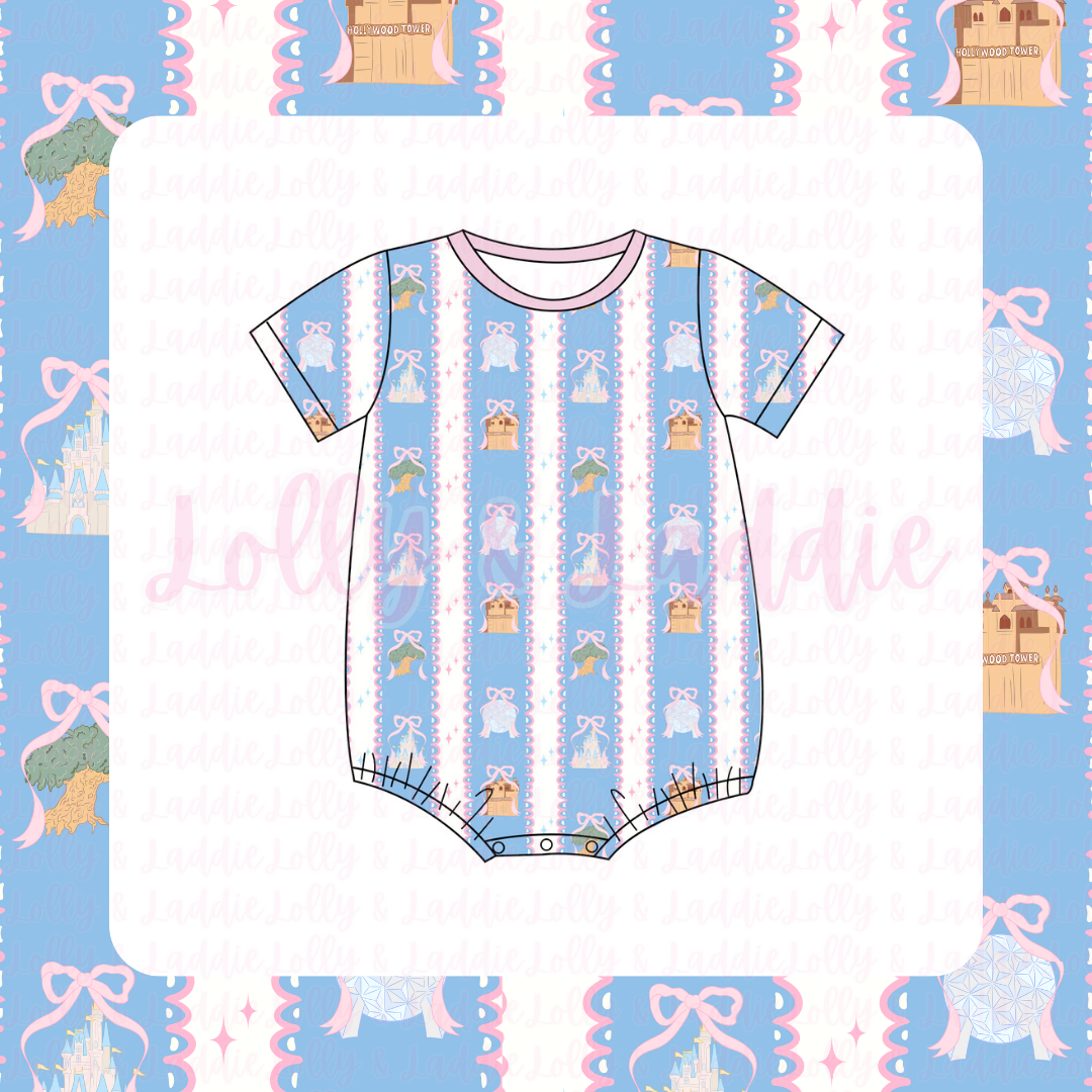 Park Hopper - T-Shirt Romper (READY-TO-SHIP)