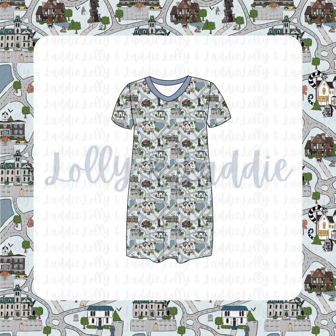 Neighborghouls - Women’s Sleep Dress (PRE-ORDER)