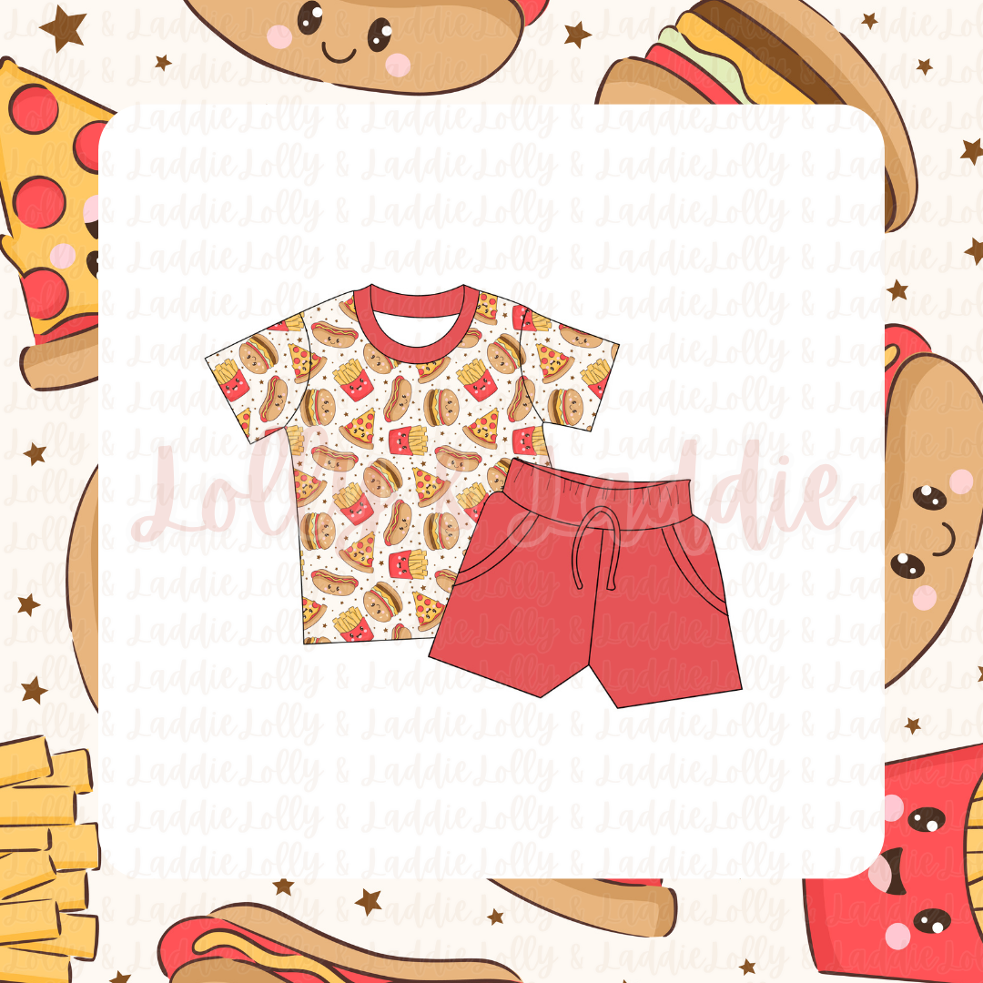 Little Foodies - Kid (Short Sleeve Play Set) (READY-TO-SHIP)