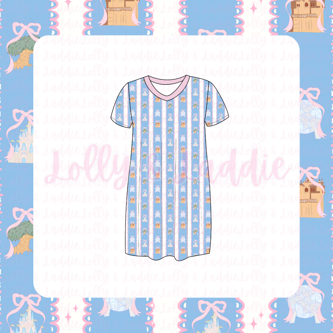 Park Hopper - Women’s Sleep Dress (READY-TO-SHIP)