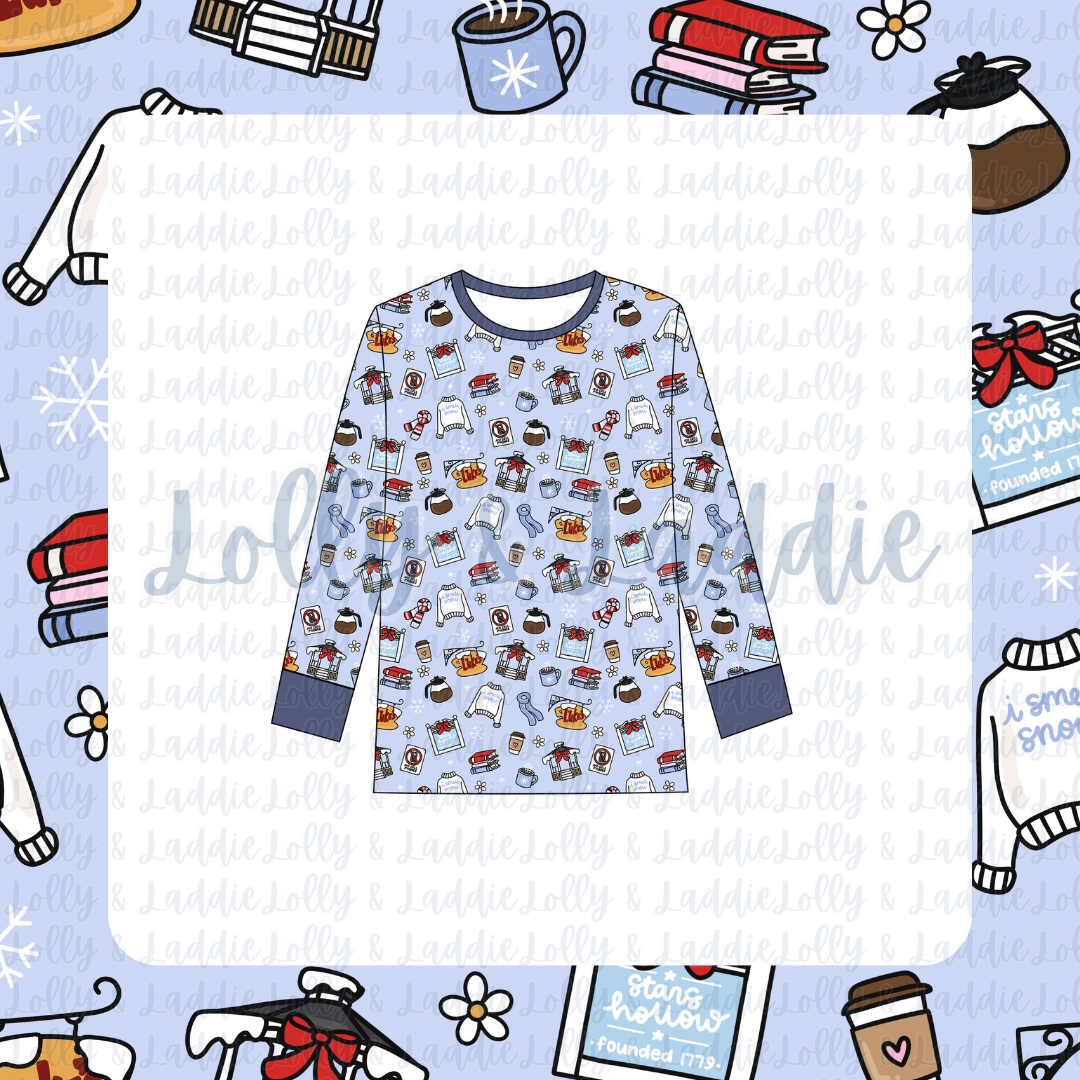 Christmas In The Hollow - Adult (Long-Sleeve Pajama Top) (PRE-ORDER)