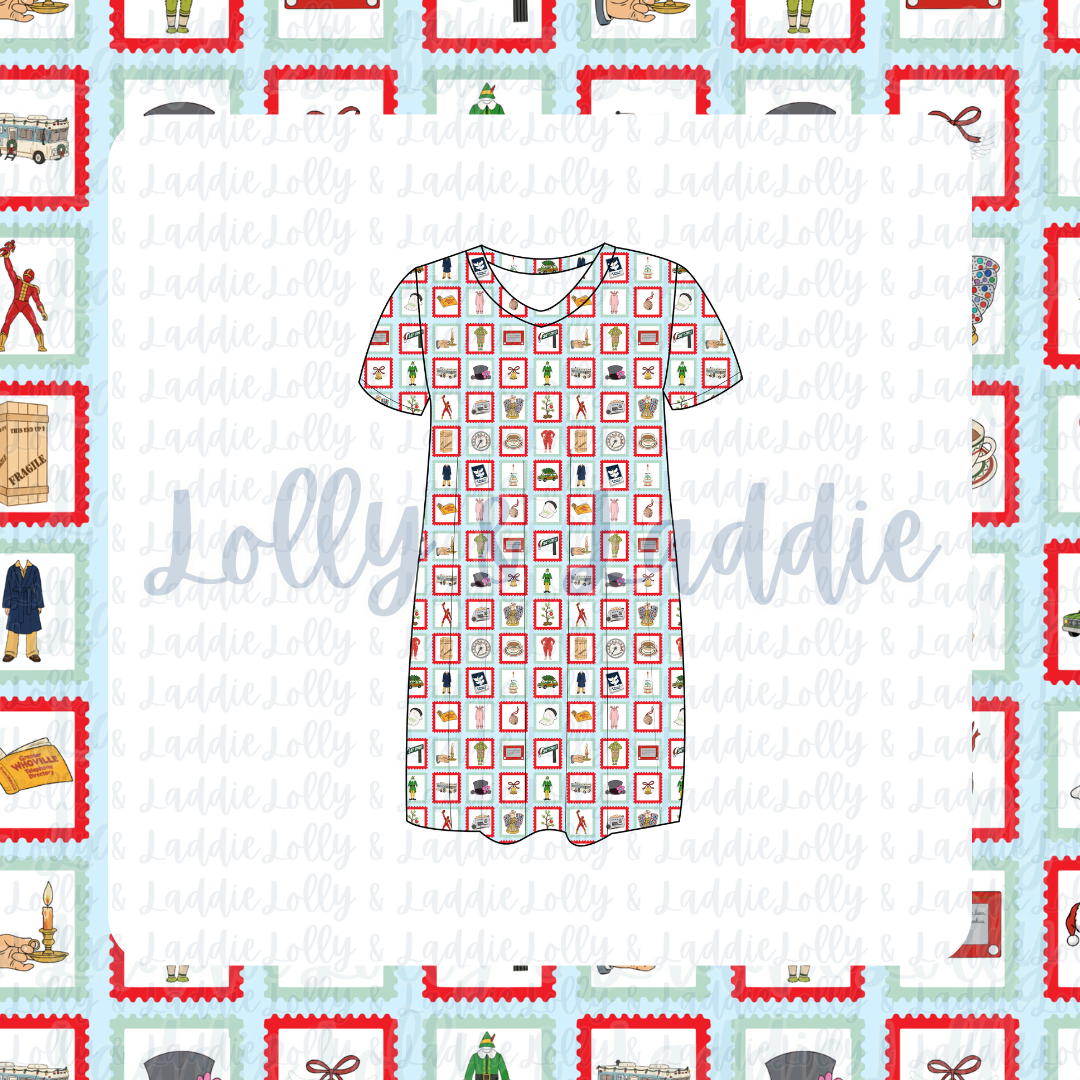 Reel Merry Christmas - Women’s Sleep Dress (PRE-ORDER)