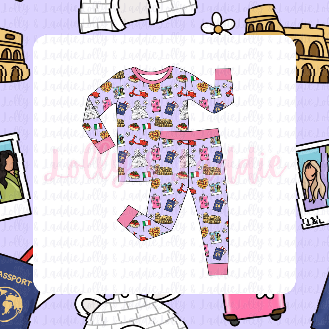When In Rome - Kid (Pant Set) (READY-TO-SHIP)