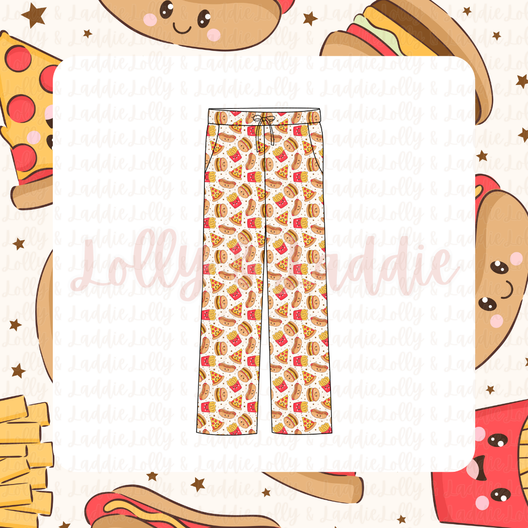 Little Foodies - Adult (Lounge Pants) (READY-TO-SHIP)