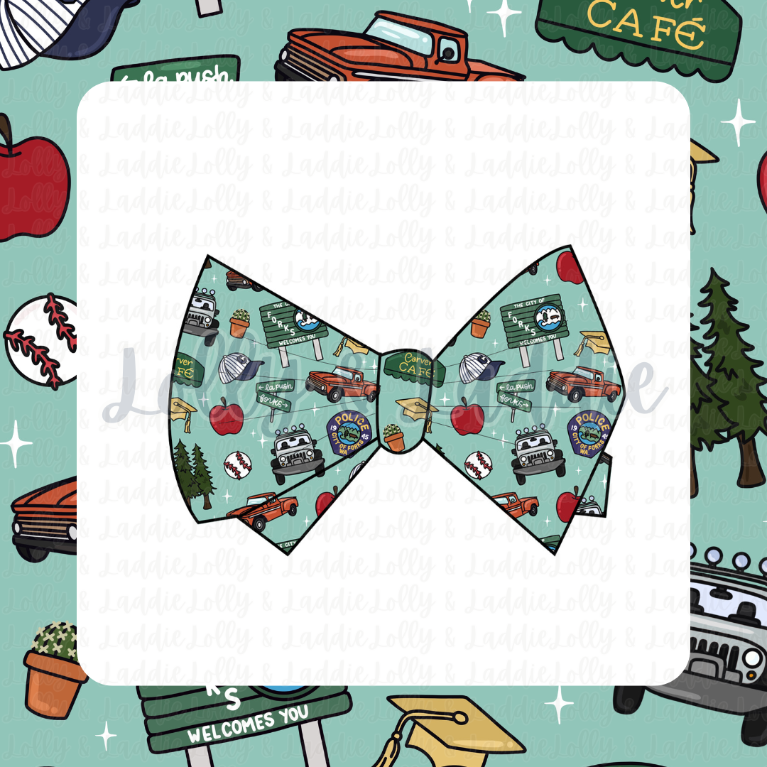 Starlit Forks - 3" Bow Clip