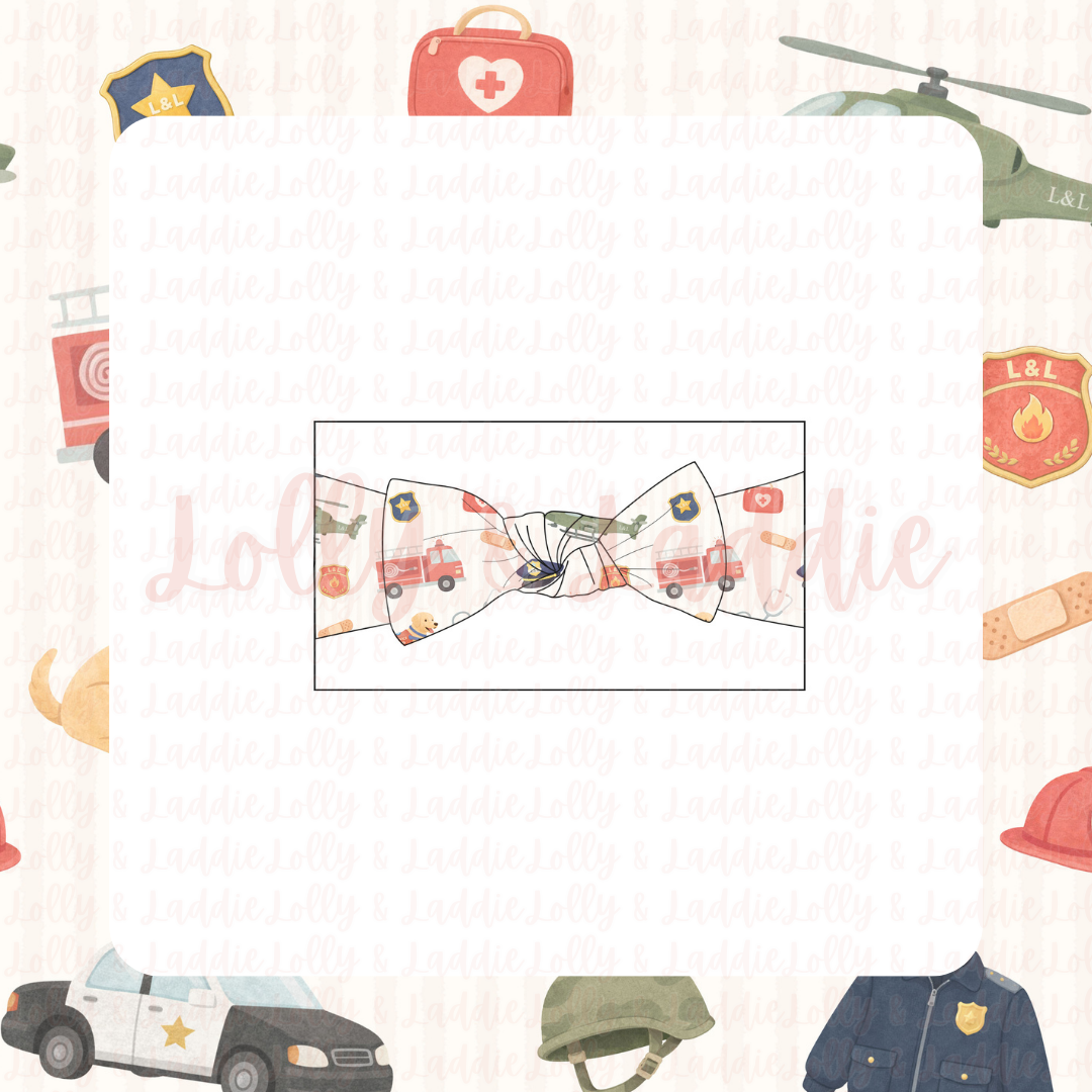 Courage Crew - Baby Headband (READY-TO-SHIP)