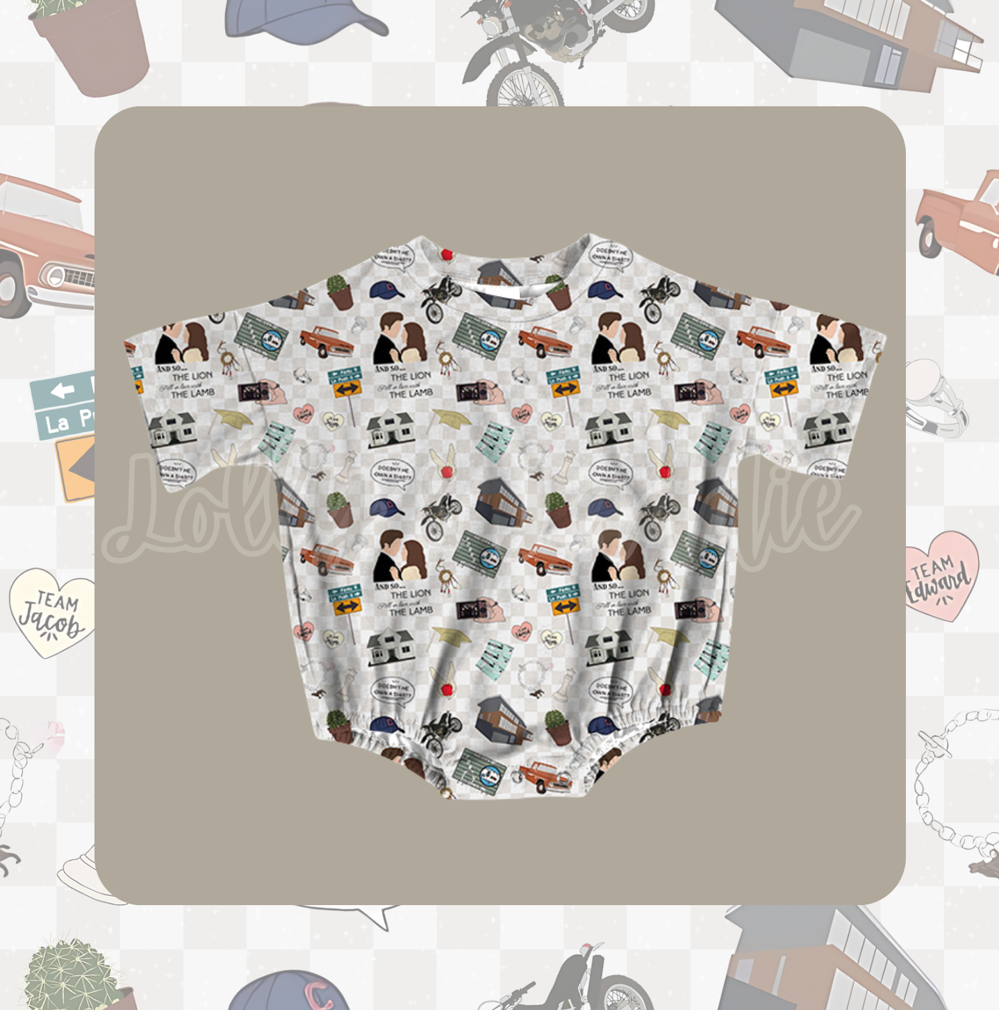 Lion & The Lamb - T-Shirt Bubble Romper (OLD MANUFACTURER/FINAL SALE)