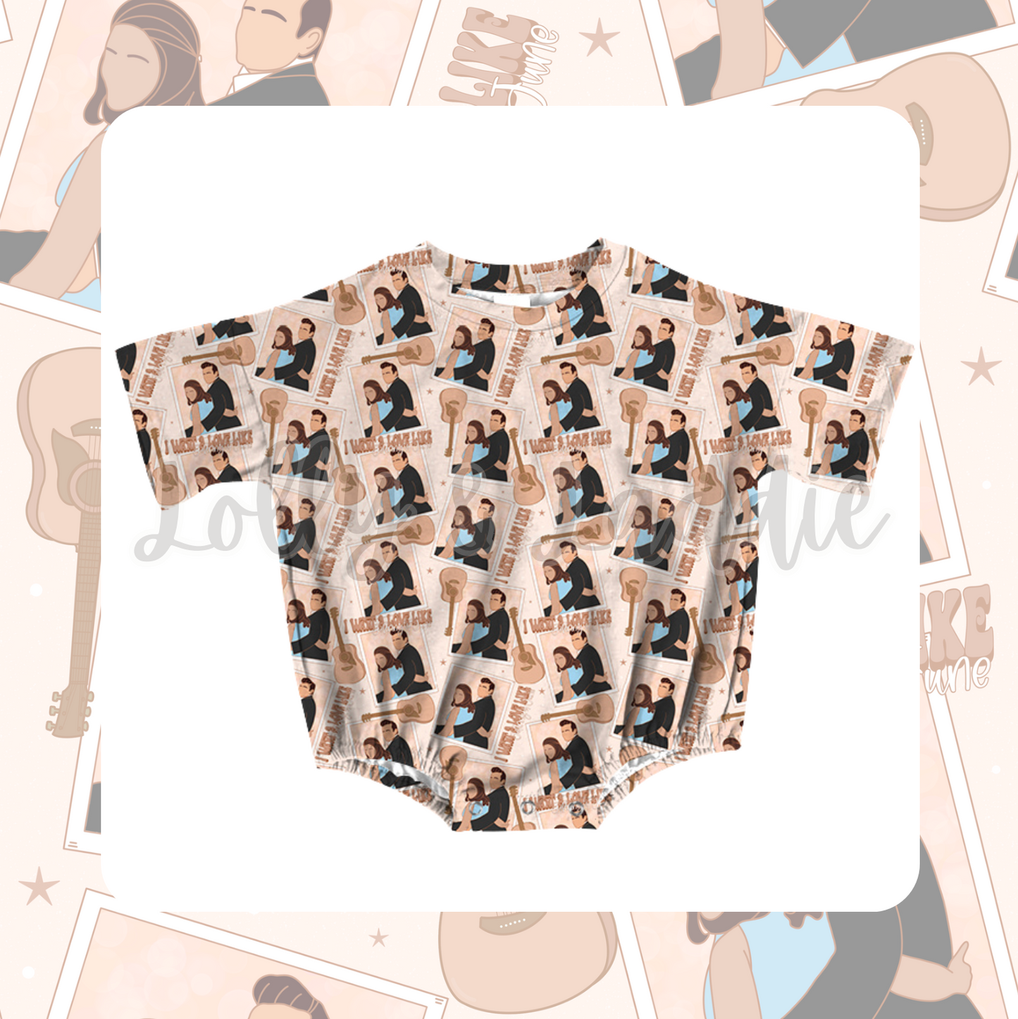 Walk The Line - 9 Month T-Shirt Bubble Romper (OLD MANUFACTURER/FINAL SALE)