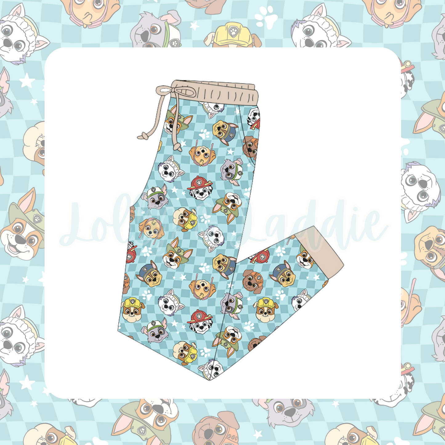 Rescue Dogs - Medium Adult Jogger Pants (OLD MANUFACTURER/FINAL SALE)