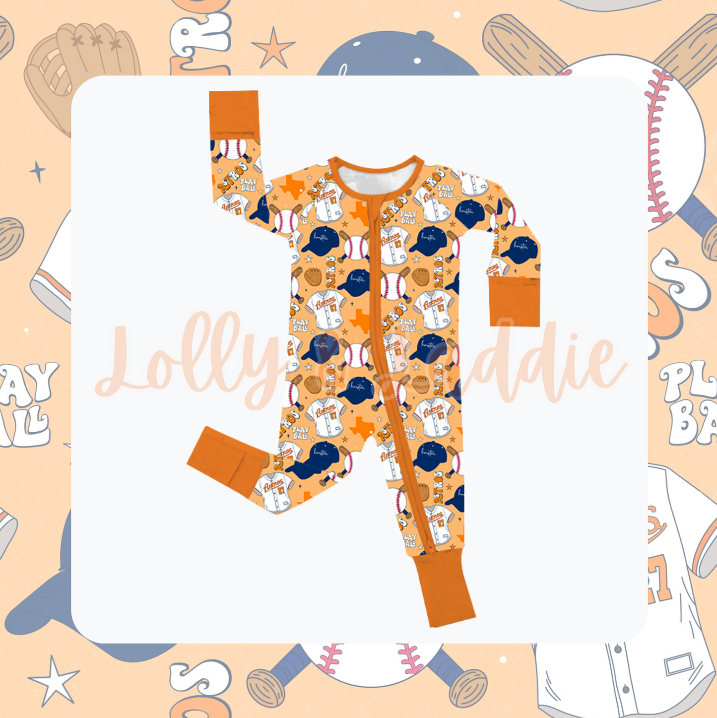 Astros Inspired - Sleeper (OLD MANUFACTURER/FINAL SALE/NEW SIZING)