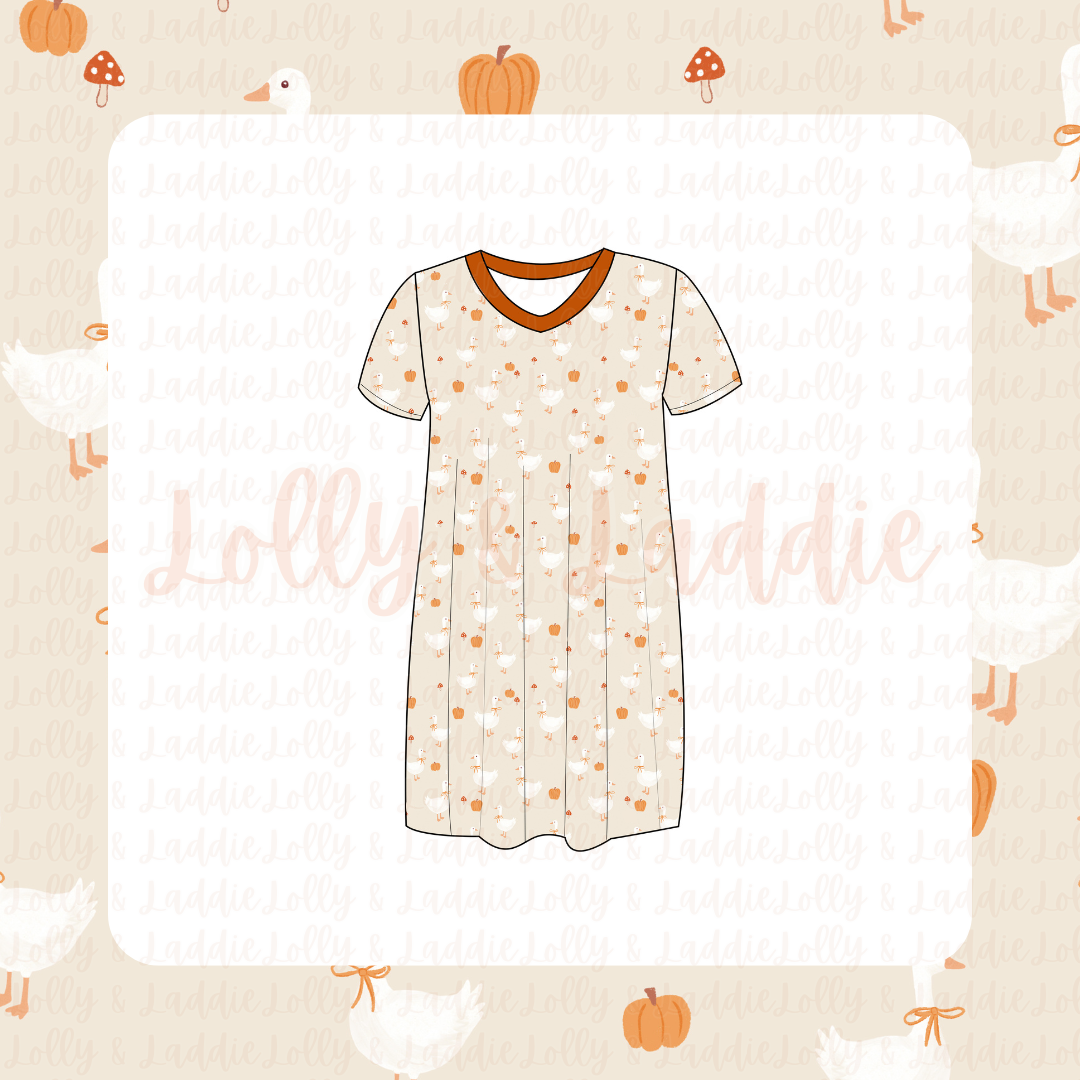 The Great Pumpkin Waddle - Women’s Sleep Dress (PRE-ORDER)